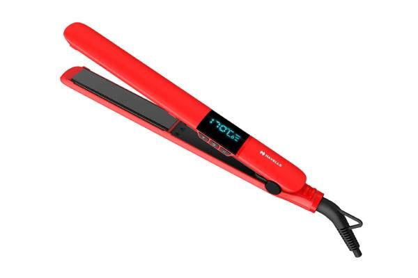 Ceramic Plates Hair Straightener (Red)